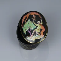 Винтажная музыкальная шкатулка Жар-птица Шедевры русского балета Franklin Mint Firebird Masterpieces of the Russian Ballet