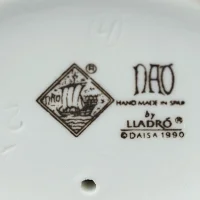 Винтажная фарфоровая статуэтка Девочка с зонтиком в шляпке Lladro NAO 1126 April Showers