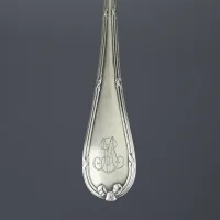 Антикварный французский половник Christofle с монограммой