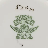 Винтажная фарфоровая чайная пара Англия Tuscan Fine English Bone China