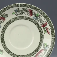 Винтажная английская кофейная пара Johnson Bros Hanley Indian Tree