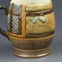 Винтажная английская керамическая кружка Пистоль Уильям Шекспир Beswick 1127 Pistol with Wit or Steel Merry Wives of Windsor
