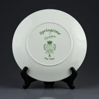 Тарелка винтажная декоративная фарфоровая Цапли Оттепель Англия Royal Grafton The Thaw Springtime Angus McBride
