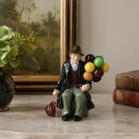 Винтажная английская фарфоровая статуэтка Продавец воздушных шаров Royal Doulton HN1954 Balloon Man
