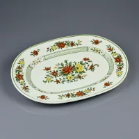 Винтажные пашотницы на блюде Германия Villeroy & Boch Summerday