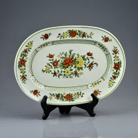 Винтажные пашотницы на блюде Германия Villeroy & Boch Summerday