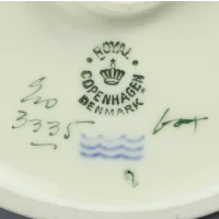 Винтажная пара фарфоровых подсвечников Дания Royal Copenhagen 910/3335 Frijsenborg