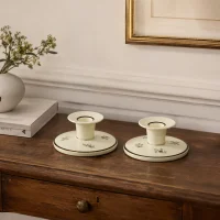 Винтажная пара фарфоровых подсвечников Дания Royal Copenhagen 910/3335 Frijsenborg