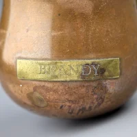 Винтажный английский набор медных ковшиков с длинными ручками Виски Ром Бренди Whisky Rum Brandy
