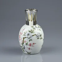 Винтажная фарфоровая лампа Берже BT Butterfly Франция Лимож Lampe Berger Limoges