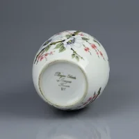 Винтажная фарфоровая лампа Берже BT Butterfly Франция Лимож Lampe Berger Limoges
