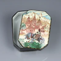 Винтажная фарфоровая шкатулка Иван Царевич Марья Моревна Русские сказки Villeroy & Boch Maria Morevna Die Russischen Märchen