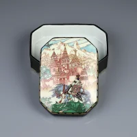 Винтажная фарфоровая шкатулка Иван Царевич Марья Моревна Русские сказки Villeroy & Boch Maria Morevna Die Russischen Märchen