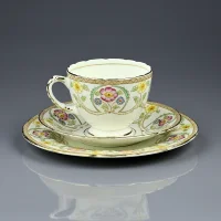 Винтажный фарфоровый чайный сервиз на две персоны Англия Sutherland China 1936–1941