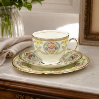 Винтажный фарфоровый чайный сервиз на две персоны Англия Sutherland China 1936–1941