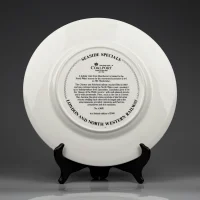 Тарелка винтажная фарфоровая Паровоз Поезд Англия Coalport Seaside Specials Hardwicke
