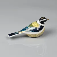 Фарфоровое пресс-папье Синица Англия Royal Crown Derby Garden Great Tit