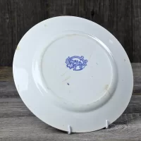 Тарелка антикварная декоративная настенная Англия Рейн Wedgwood & Co Rhine 24,5 см