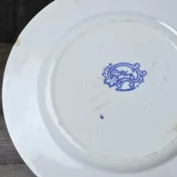 Тарелка антикварная декоративная настенная Англия Рейн Wedgwood & Co Rhine 24,5 см