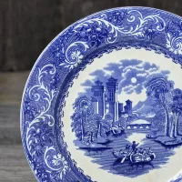 Тарелка антикварная Англия Рейн Wedgwood & Co Rhine 26,5 см