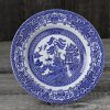 Винтажная английская тарелка 18 см Шинуазри Blue Willow Голубая Ива