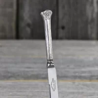 Антикварный английский нож для масла, джема, паштета с серебряной рукоятью Sheffield Cooper Brothers & Sons 1922 год