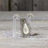 Винтажные серебряные серьги и кулон с цепочкой Delft Van Den Bergh