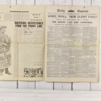Переиздание номера газеты Daily Express от 19 мая 1900 года Great Newspapers Reprinted Relief of Mafeking Снятие осады Мафекинга