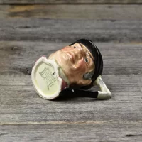 Винтажный английский миниатюрный кувшин Sandland Toby Character Jug