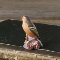 Винтажная фарфоровая фигурка Зяблик Птица Англия Royal Worcester Chaffinch