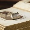 Антикварный английский серебряный напёрсток Charles Horner 1909 год