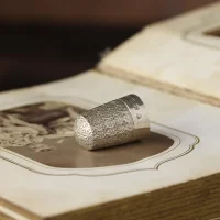 Антикварный английский серебряный напёрсток Charles Horner 1911 год