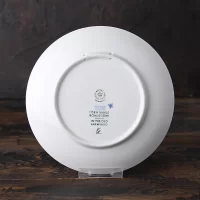 Тарелка винтажная декоративная настенная Фарфор Дания Рождество Гуси Royal Copenhagen Christmas Plate 1969 In the Old Farmyard