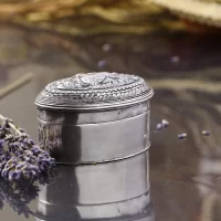 Антикварная серебряная шкатулка с берлинского блошиного рынка