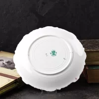 Тарелка антикварная декоративная настенная Англия C W S Longton Windsor Pottery Silverdale Equitable Industrial Jubilee 1911