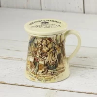 Винтажная английская кружка для сыра Fortnum Mason Finest English Blue Stilton Cheese Голубой сыр Стилтон