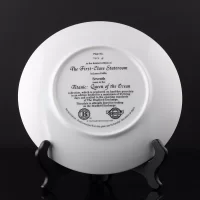 Тарелка винтажная декоративная настенная Фарфор Корабль Титаник Titanic Bradford Exchange Turkish Bath