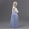 Винтажная фарфоровая статуэтка Испания Lladro NAO Wishful Thinking Девочка