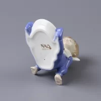 Винтажная фарфоровая статуэтка Испания Lladro NAO I'm Full Малыш с тарелкой