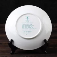 Тарелка винтажная декоративная настенная Фарфор Англия Crown Staffordshire When We Were Young