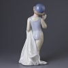 Винтажная фарфоровая статуэтка Испания Lladro NAO 1412 Whispering Waves Девочка с ракушкой