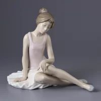 Винтажная фарфоровая статуэтка Испания Lladro NAO Dancer Rested Танцовщица