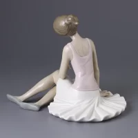 Винтажная фарфоровая статуэтка Испания Lladro NAO Dancer Rested Танцовщица