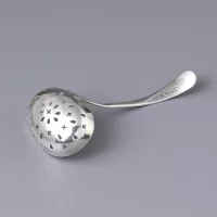 Антикварная английская ложка сифтер для сахарной пудры корицы Sifter Spoon Stephen Adam 1801 год