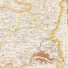 Антикварная карта английского графства Middlesex 1695-1720 год Robert Morden