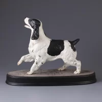 Винтажная фарфоровая статуэтка Спаниель Собака Англия Beswick Spaniel