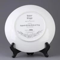 Тарелка винтажная декоративная настенная Фарфор Хищные птицы Hamilton Collection Majestic British Birds of Prey Water Wings
