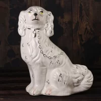 Пара стаффордширских каминных собак Англия Staffordshire Dog