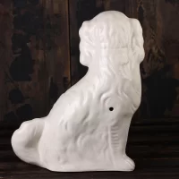 Пара стаффордширских каминных собак Англия Staffordshire Dog