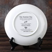 Тарелка винтажная декоративная настенная Фарфор Девочка Pemberton & Oakes Donald Zolan Moments of Wonder One Summer Day